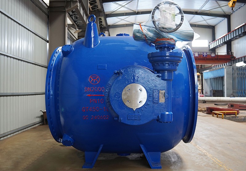 中鐵一局集團(tuán)銀川都市圈城鄉(xiāng)西線供水水源工程石嘴山支線工程DN2000調(diào)流調(diào)壓閥成功交付